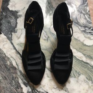 Loeffler Randall Black Satin Shoes